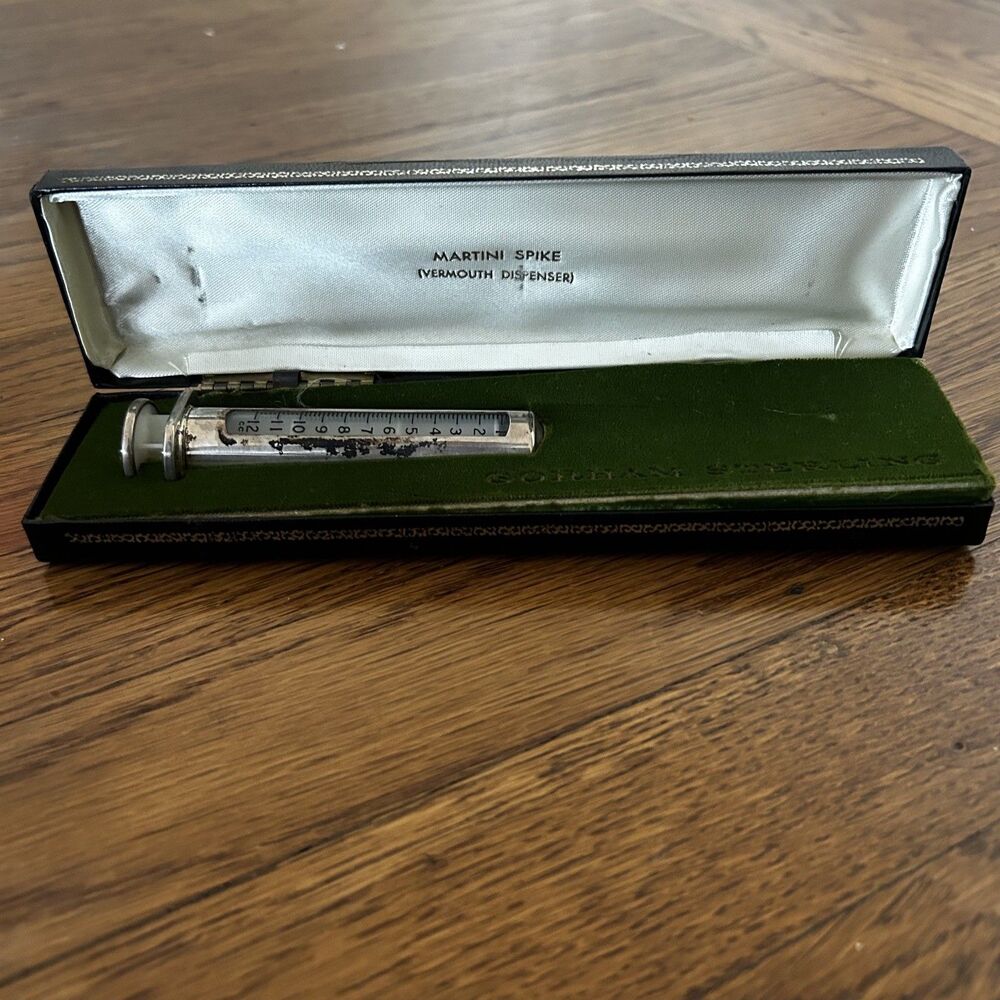 Rare 1960s Gorham Martini Spike Vermouth Dispenser Sterling Silver